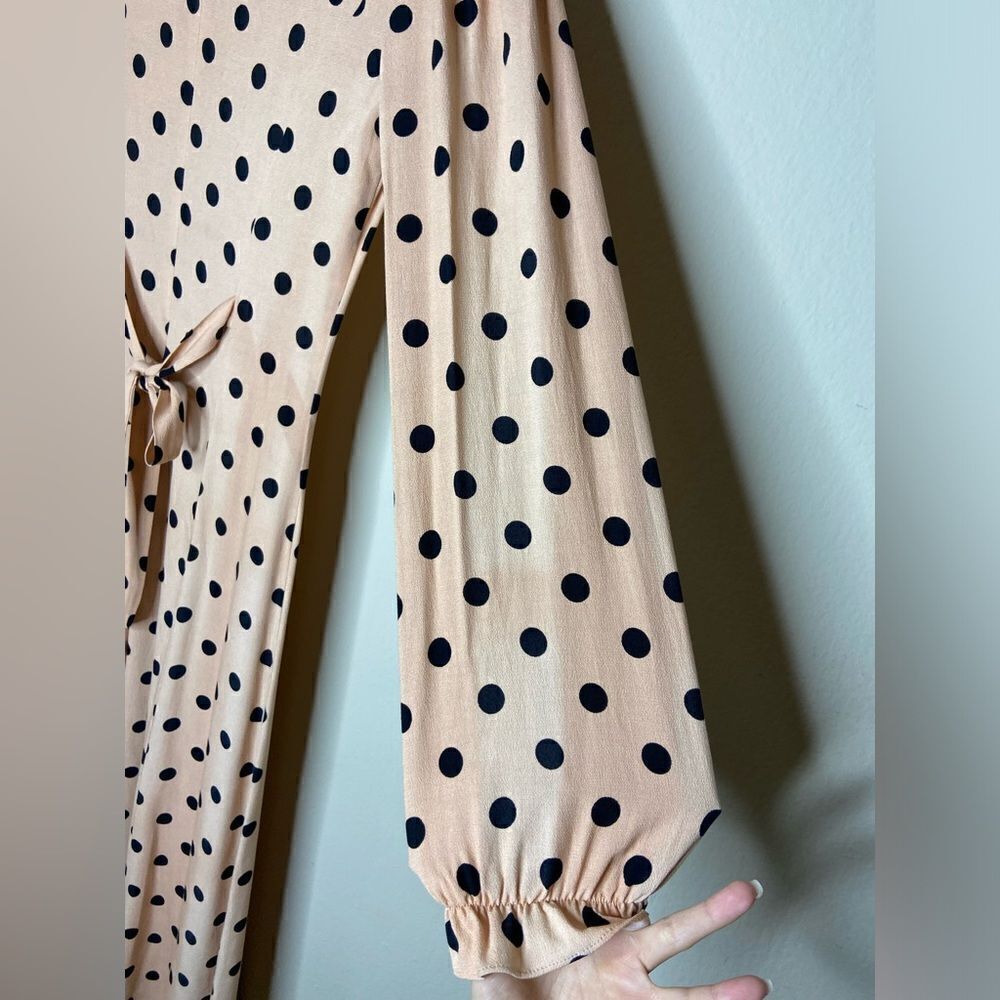 NWT Reformation Woodstock Midi Pink Ibiza Dress Dots Size 0 - Picture 8 of 11